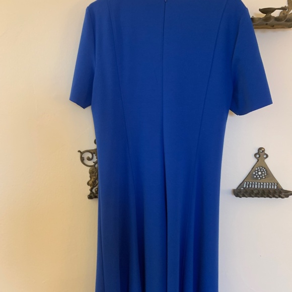 Tahari Blue Dress - Picture 3 of 6